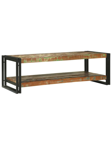 Tavolino da salotto Multicolore Legno Recuperato Massello