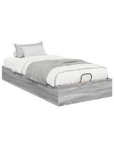 Letto ottomano Sonoma grigia 193 x 75,5 x 25 cm 2