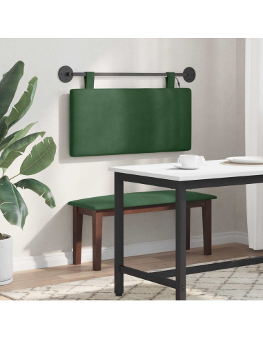 Testiera sospesa Con luce LED Verde Giungla Tessuto in Cords