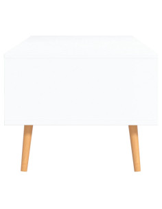 Tavolino Salotto Bianco Rovere Sonoma 100x49,5x43cm Multistrato