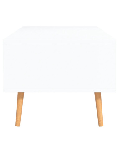 Tavolino Salotto Bianco Rovere Sonoma 100x49,5x43cm Multistrato