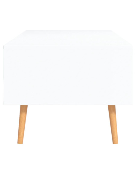 Tavolino Salotto Bianco Rovere Sonoma 100x49,5x43cm Multistrato