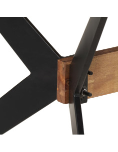 Tavolo da Pranzo 180x90x76 cm in Legno Massello di Mango