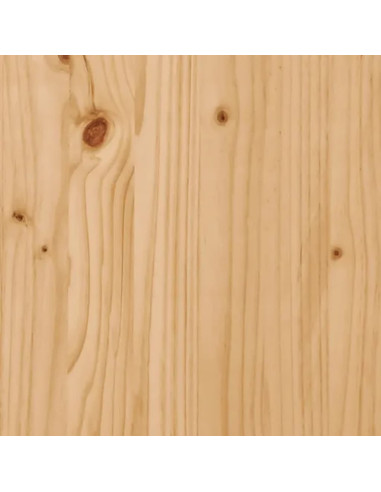 Tavolino Grigio 41x41x48,5cm Legno Multistrato e Massello Pino