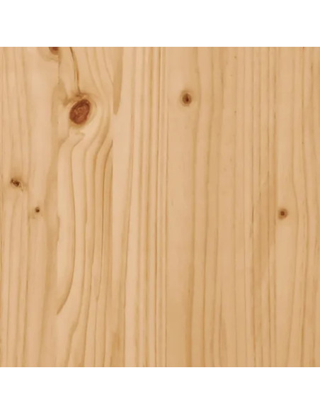 Tavolino Grigio 41x41x48,5cm Legno Multistrato e Massello Pino