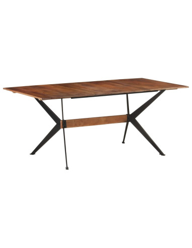 Tavolo da Pranzo 180x90x76 cm in Legno Massello di Mango