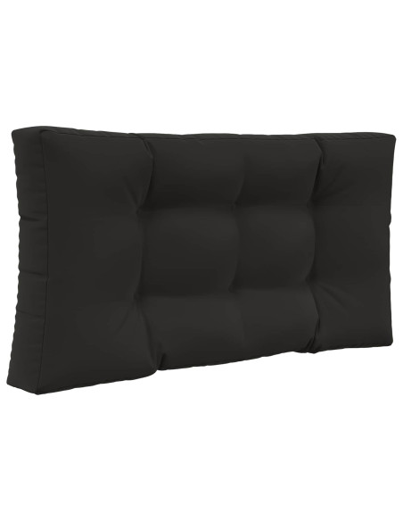 Cuscino per divano da esterno 3 pcs Nero Poliestere