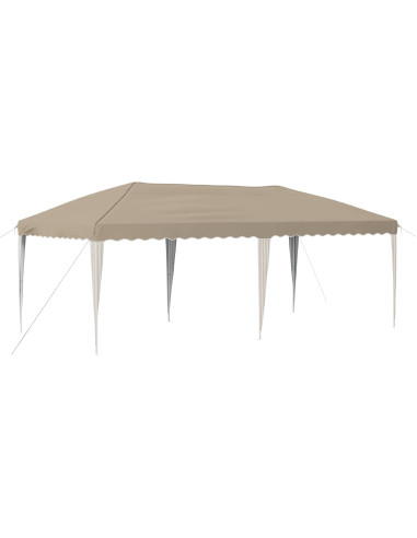 Tenda per feste a pop-up 575 x 290 x 245 cm Crema