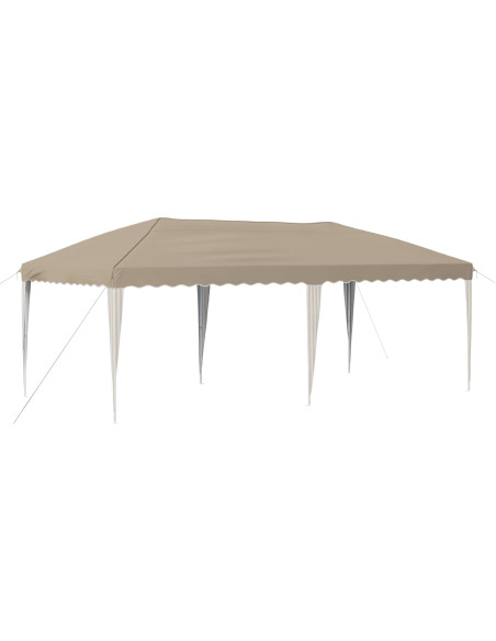 Tenda per feste a pop-up 575 x 290 x 245 cm Crema