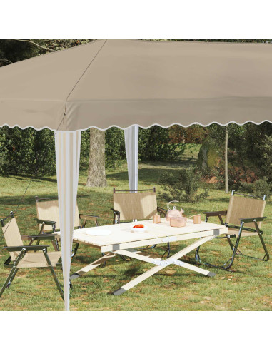 Tenda per feste a pop-up 575 x 290 x 245 cm Crema