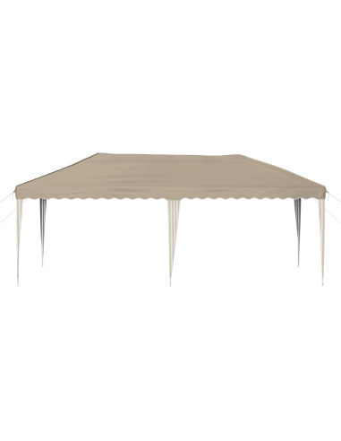 Tenda per feste a pop-up 575 x 290 x 245 cm Crema