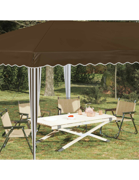 Tenda per feste a pop-up 575 x 290 x 245 cm Tortora