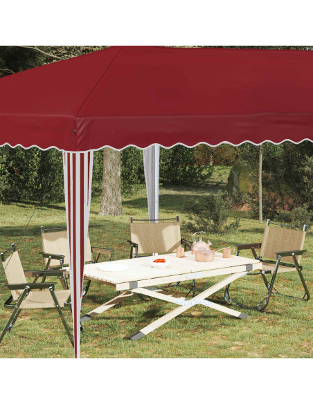 Tenda per feste a pop-up 575 x 290 x 245 cm Borgogna