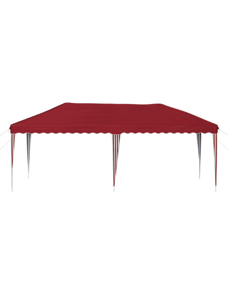 Tenda per feste a pop-up 575 x 290 x 245 cm Borgogna
