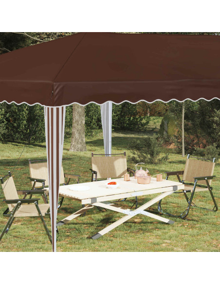 Tenda per feste a pop-up 575 x 290 x 245 cm Marrone