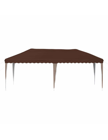 Tenda per feste a pop-up 575 x 290 x 245 cm Marrone