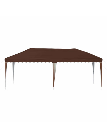 Tenda per feste a pop-up 575 x 290 x 245 cm Marrone
