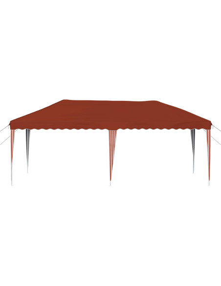 Tenda per feste a pop-up 575 x 290 x 245 cm Terracotta