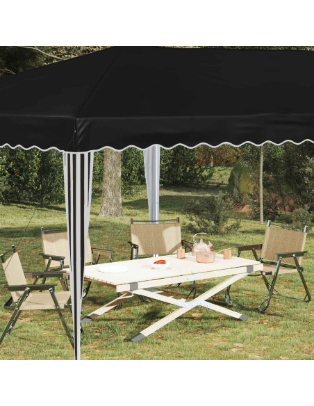 Tenda per feste a pop-up 575 x 290 x 245 cm Nero