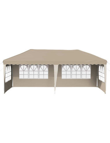 Tenda per feste a pop-up 575 x 289 x 245 cm Crema
