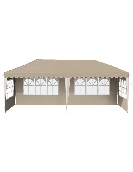 Tenda per feste a pop-up 575 x 289 x 245 cm Crema