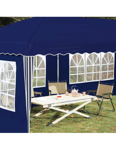 Tenda per feste a pop-up 575 x 289 x 245 cm Blu