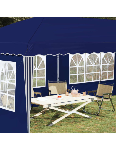 Tenda per feste a pop-up 575 x 289 x 245 cm Blu