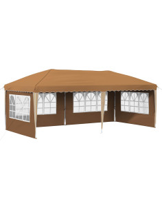 Tenda per feste a pop-up 575 x 289 x 245 cm Beige 2
