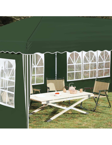 Tenda per feste a pop-up 575 x 289 x 245 cm Verde