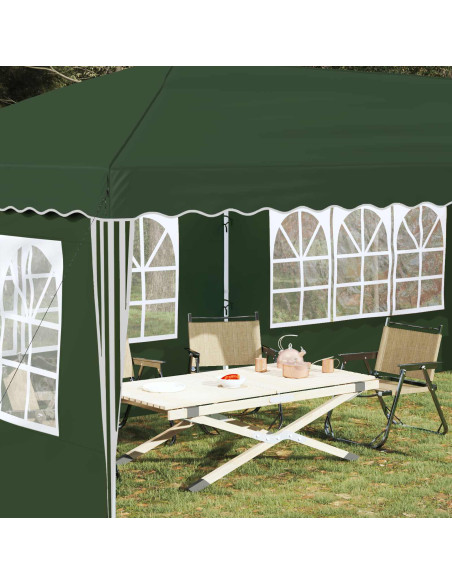 Tenda per feste a pop-up 575 x 289 x 245 cm Verde