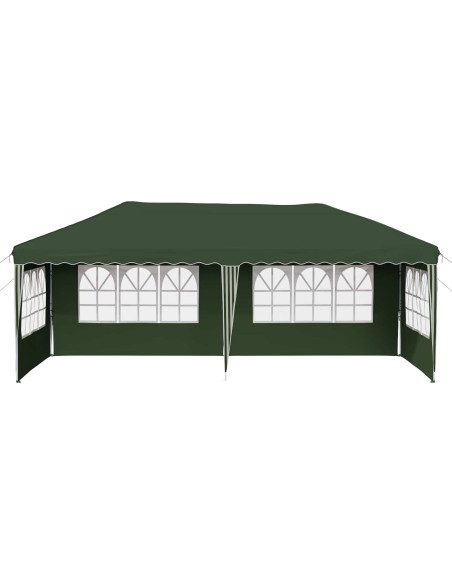 Tenda per feste a pop-up 575 x 289 x 245 cm Verde