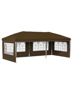 Tenda per feste a pop-up 575 x 289 x 245 cm Tortora 2