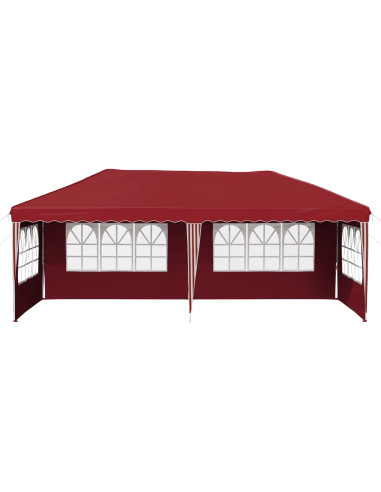 Tenda per feste a pop-up 575 x 289 x 245 cm Borgogna