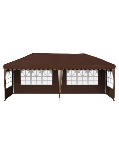Tenda per feste a pop-up 575 x 289 x 245 cm Marrone