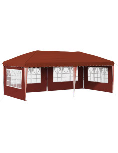 Tenda per feste a pop-up 575 x 289 x 245 cm Terracotta 2
