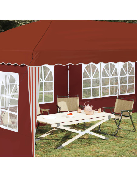 Tenda per feste a pop-up 575 x 289 x 245 cm Terracotta