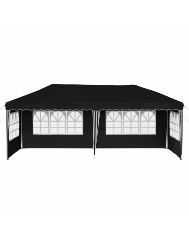 Tenda per feste a pop-up 575 x 289 x 245 cm Nero