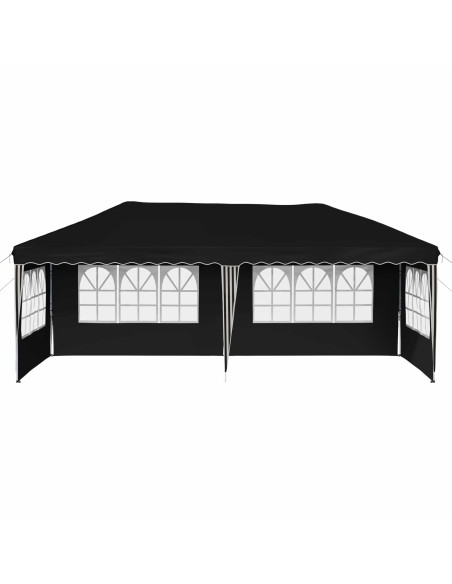 Tenda per feste a pop-up 575 x 289 x 245 cm Nero