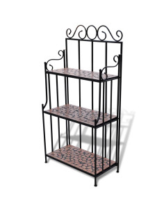 Piedistallo per Piante Terracotta con Mosaico 2