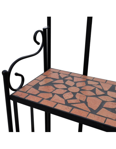 Piedistallo per Piante Terracotta con Mosaico