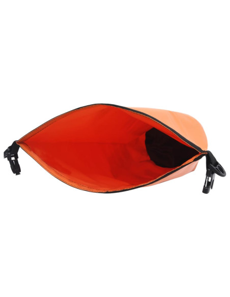 Borsa Impermeabile con Cerniera Arancione 30 L in PVC