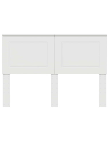 Testiera con testiera Bianco 135 cm Legno multistrato