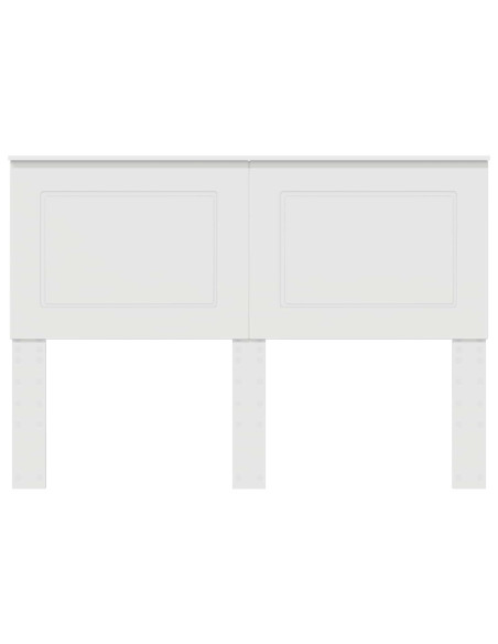 Testiera con testiera Bianco 135 cm Legno multistrato