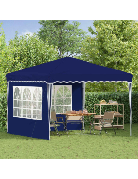 Tenda per feste a pop-up Blu 288 x 288 x 245 cm Tessuto Oxford