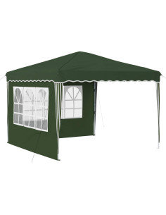 Tenda per feste a pop-up Verde 288 x 288 x 245 cm 2