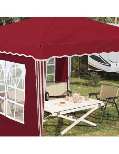 Tenda per feste a pop-up Borgogna 288 x 288 x 245 cm