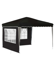 Tenda per feste a pop-up Nero 288 x 288 x 245 cm Tessuto Oxford 2