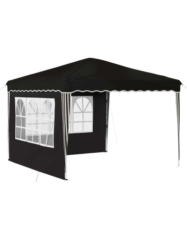 Tenda per feste a pop-up Nero 288 x 288 x 245 cm Tessuto Oxford