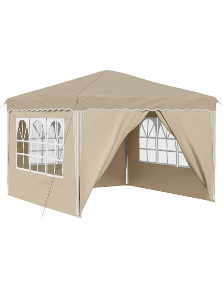 Tenda per feste a pop-up Crema 288 x 288 x 245 cm