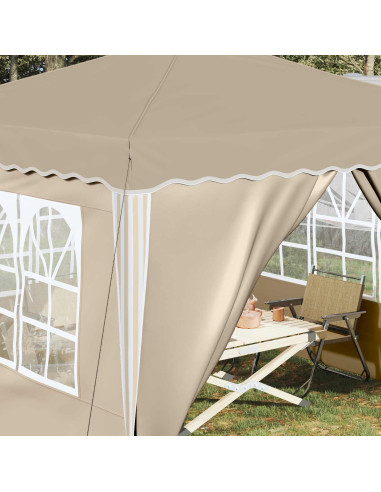 Tenda per feste a pop-up Crema 288 x 288 x 245 cm